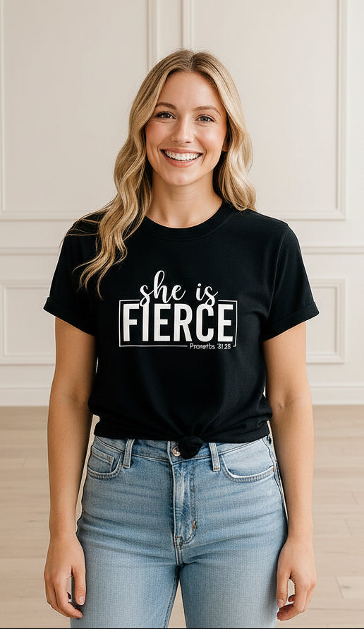 She Is Fierce Tee Women T-Shirt