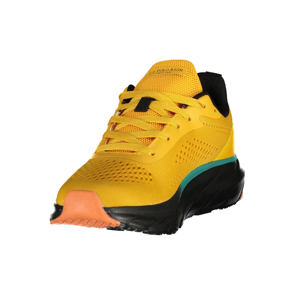 U.S. POLO ASSN. Yellow Polyester Men's Sneaker