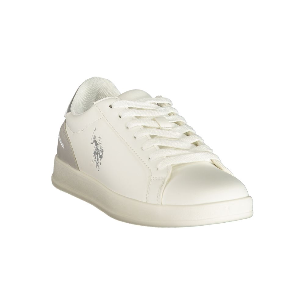 U.S. POLO ASSN. "White Polyurethane Women's Sneaker"