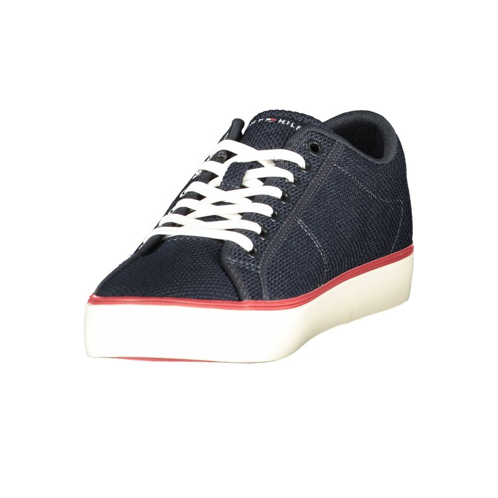 Tommy Hilfiger Blue Polyester Men Sneaker