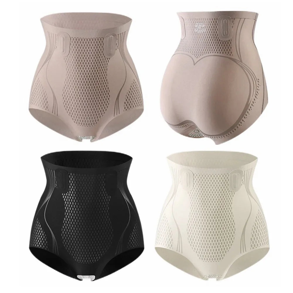 High Waist Postpartum Body Shaper Cotton Crotch Girdle Panties Butt Lifter Briefs Tummy Control Underwear Waist Trainer