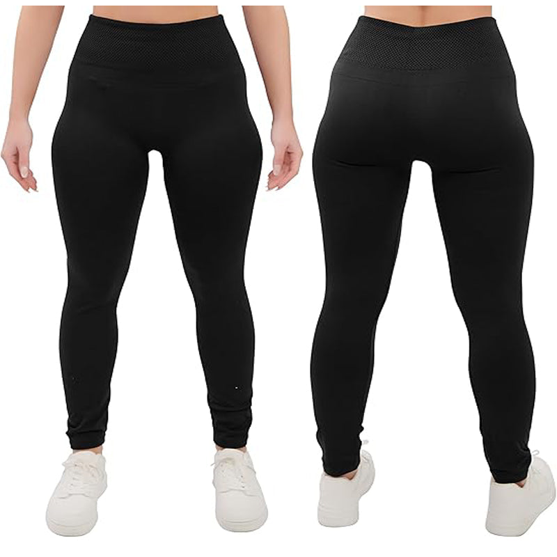Women High Waisted Fleece Lined Leggings