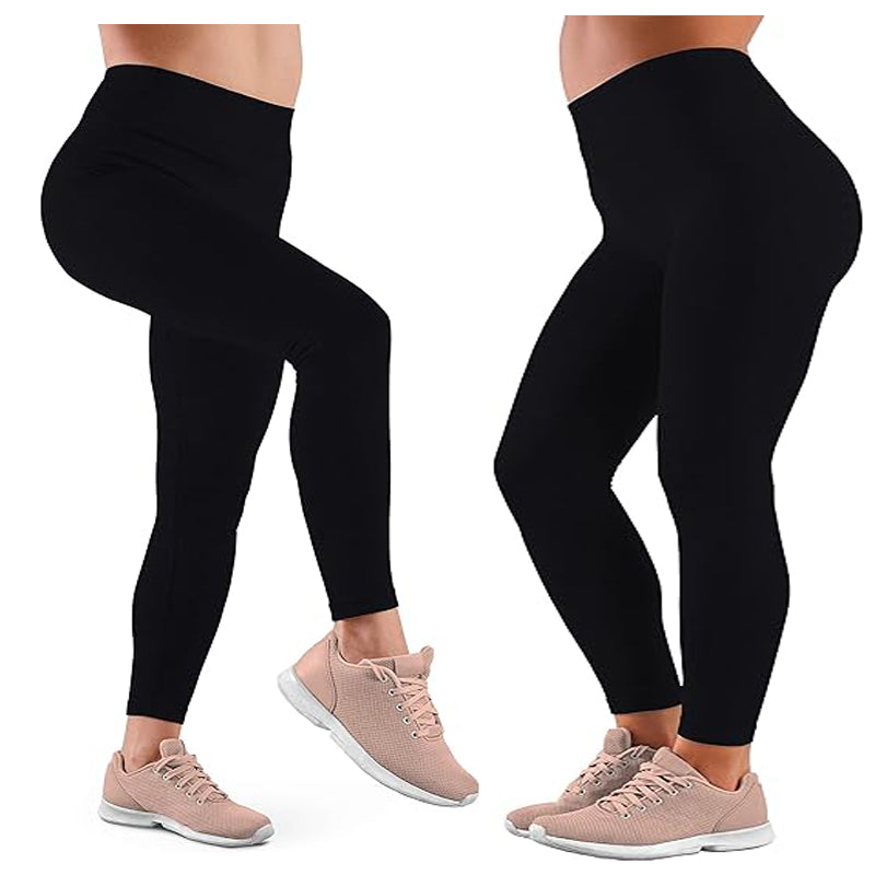 Women High Waisted Fleece Lined Leggings