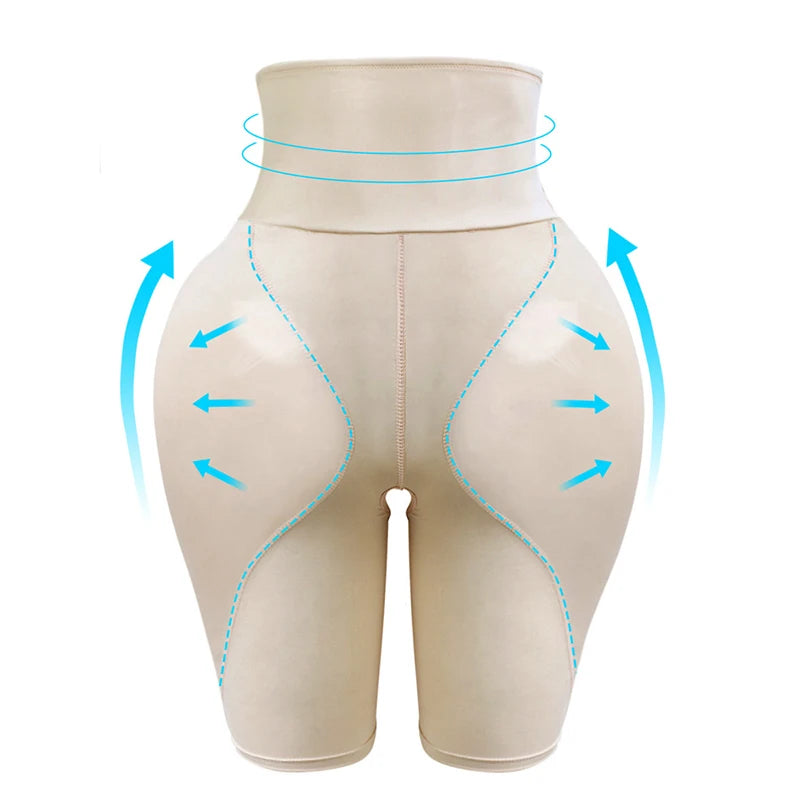 High Waist Trainer Shapewear Slim Body Shaper Fake Ass Butt Lifter Padded Booty Hip Enhancer Thigh Trimmer Tummy Control Panties