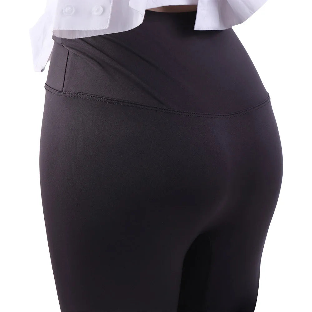 Soft High Waist Women Leggings with Pocket Seamless Elastic Jogging Women's Capri Pants Butt Lifter Tight Shapewear Sports