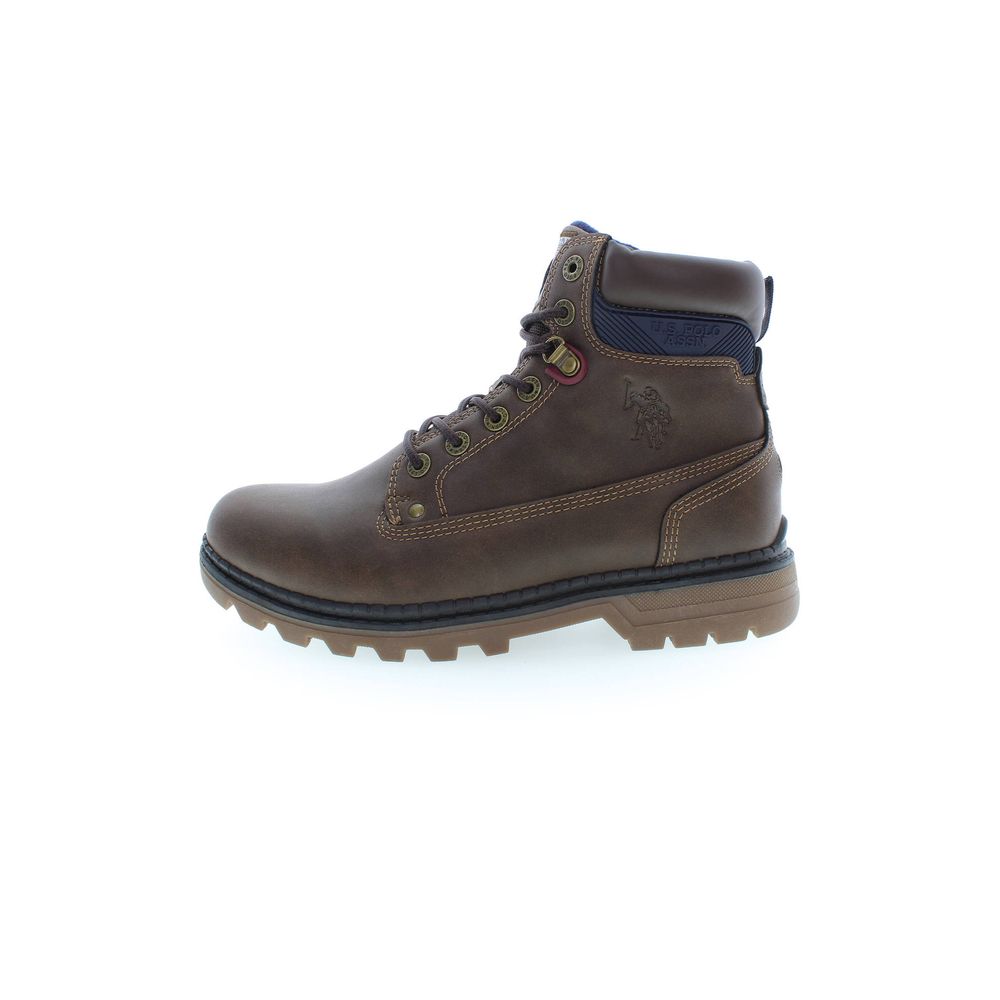 U.S. POLO ASSN. Brown Polyurethane Men's Boot