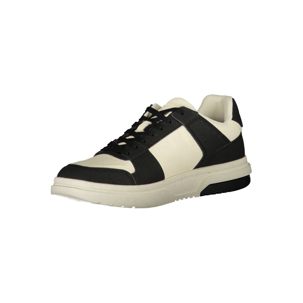 Tommy Hilfiger Black Polyester Men Sneaker