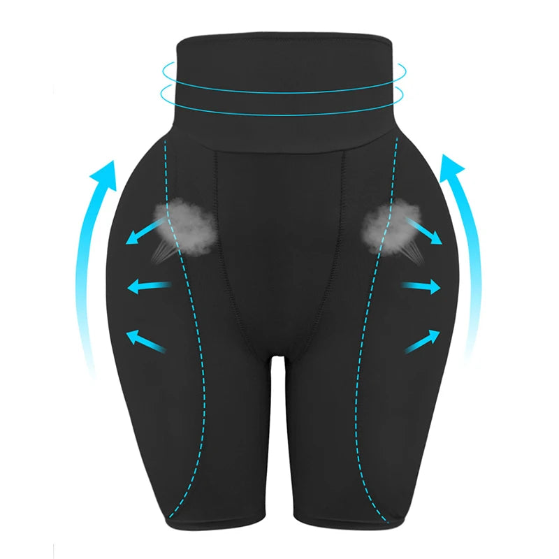 High Waist Trainer Shapewear Slim Body Shaper Fake Ass Butt Lifter Padded Booty Hip Enhancer Thigh Trimmer Tummy Control Panties