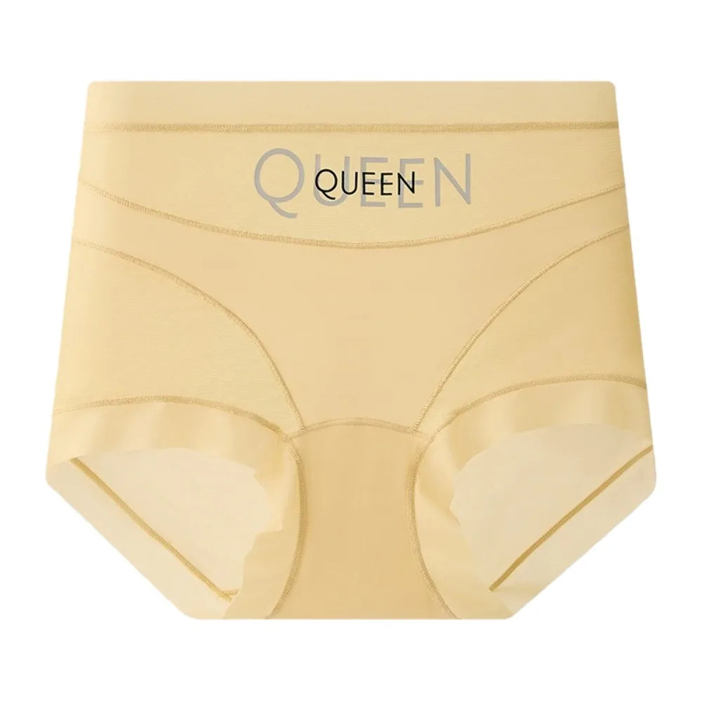 High Waist Thin Shapewear Panties Letters Mesh Butt Lifter Briefs Belly Contracting Waist Trainer Seamless Underpants Women
