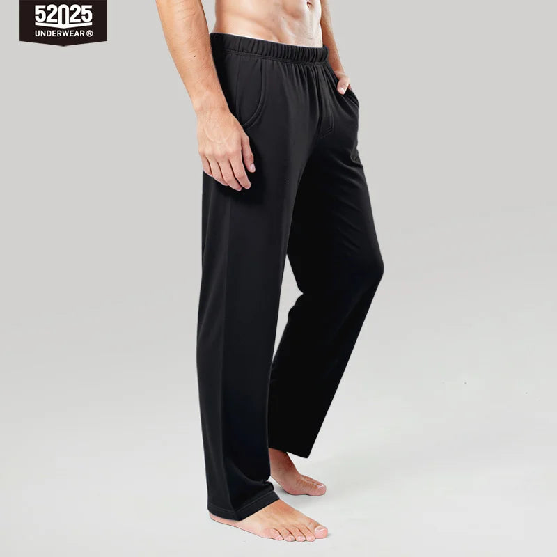Men Cotton Pajama Lounge Pants Relaxed Fit Sleepwear