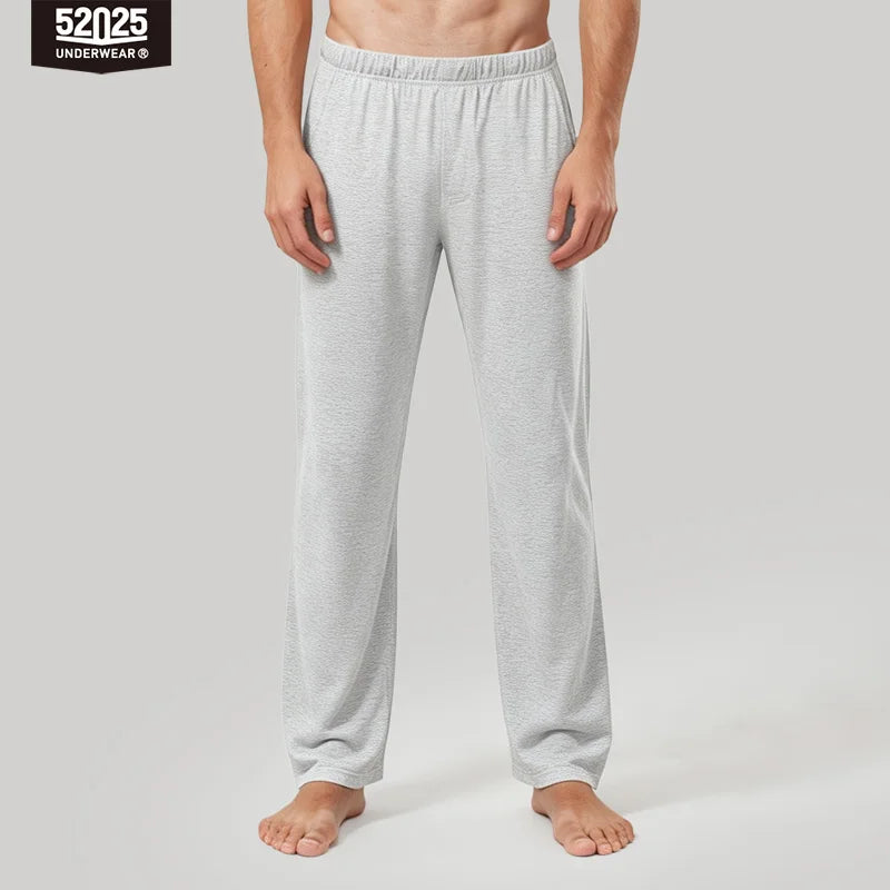 Men Cotton Pajama Lounge Pants Relaxed Fit Sleepwear
