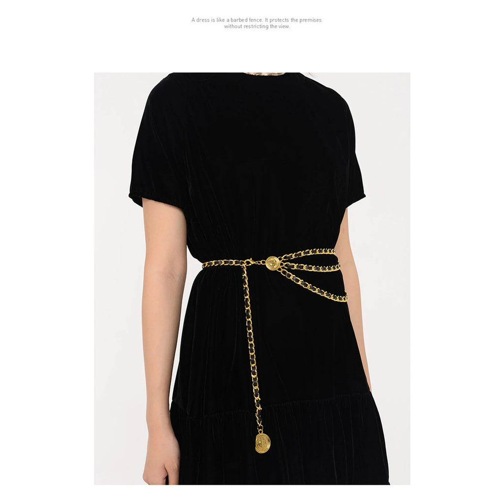 Women Adjustable Tassel Waist Chain Belt Body Jewelry