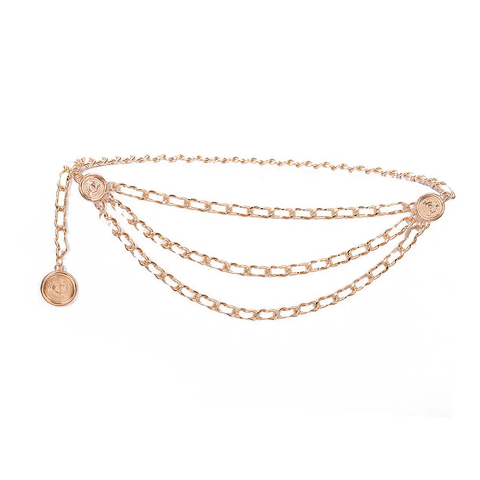 Women Adjustable Tassel Waist Chain Belt Body Jewelry
