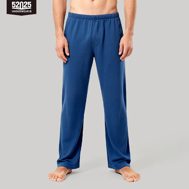 Men Cotton Pajama Lounge Pants Relaxed Fit Sleepwear