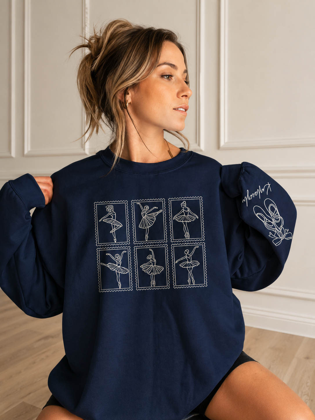 Women Personalized Ballet Mom Sweatshirt