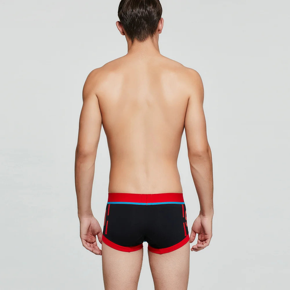 Low Rise Cotton Boxer Briefs for Men