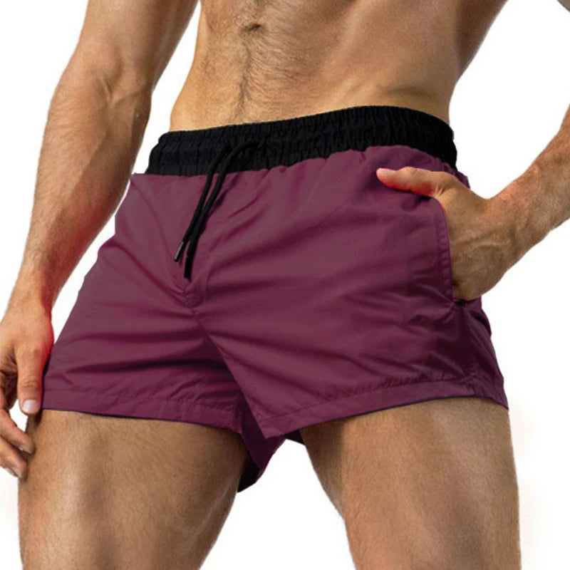 Men Quick Dry Running Trunk Shorts