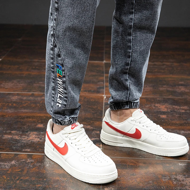 Men Baggy Cargo Denim Jogger Jeans
