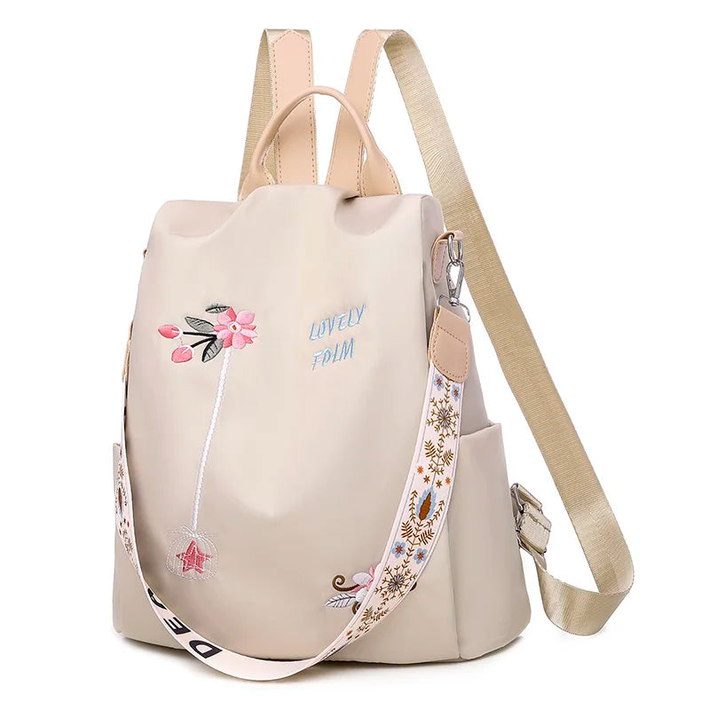Waterproof Anti Theft Oxford Backpack for Women