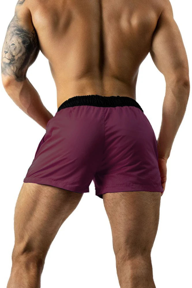 Men Quick Dry Running Trunk Shorts