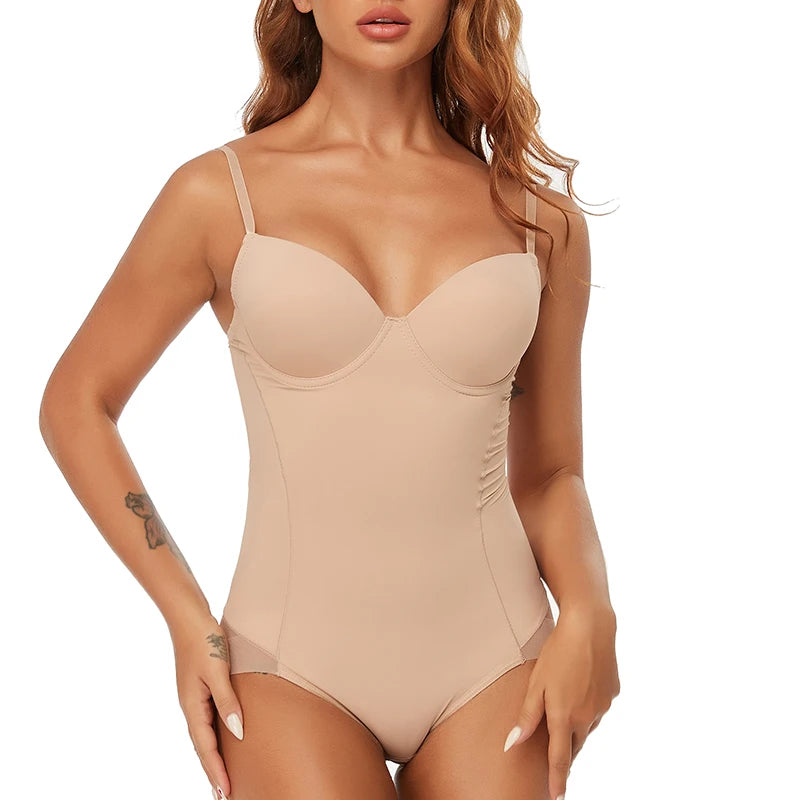 Tummy Control Butt Lifter Shapewear Bodysuit for Women