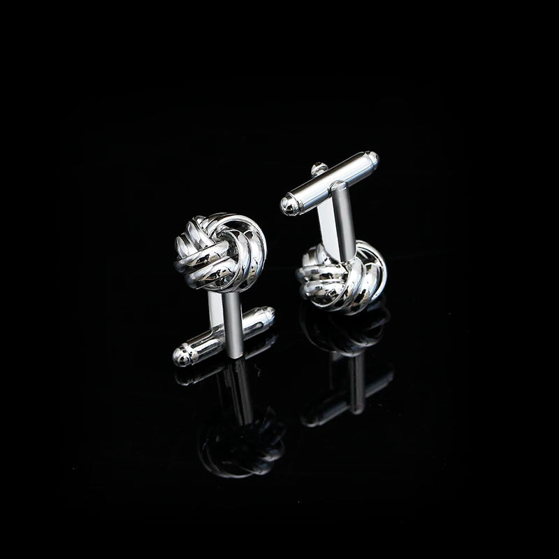 Men Round Ball Cufflinks Suit Accessories