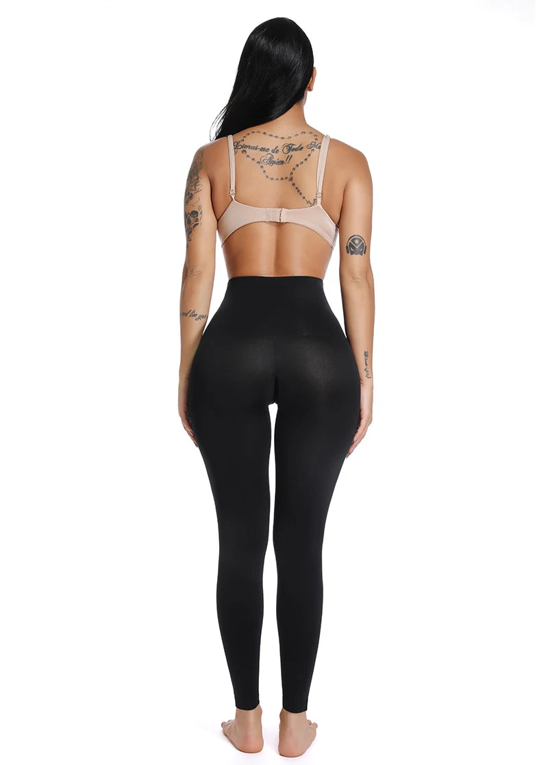 High Waist Tummy Control Compression Shapewear Leggings for Women