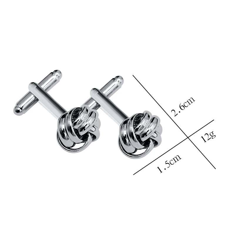 Men Round Ball Cufflinks Suit Accessories