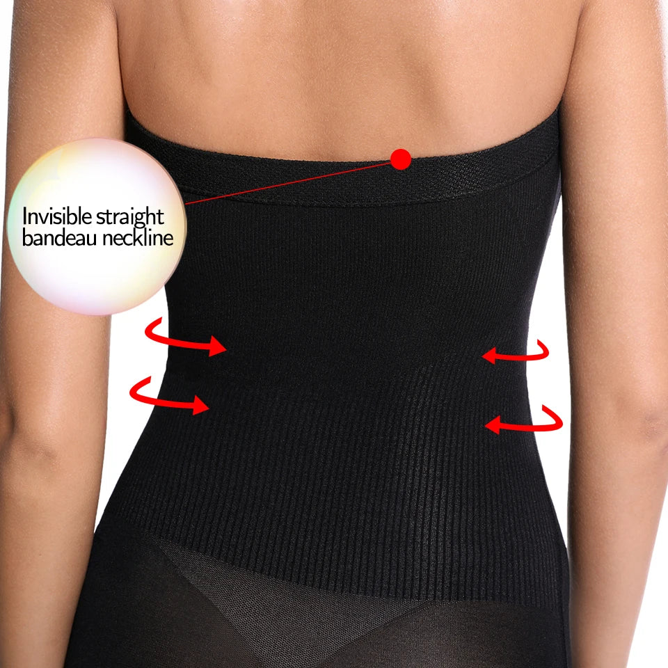 Strapless Tummy Control Full Body Shapewear Slip for Women