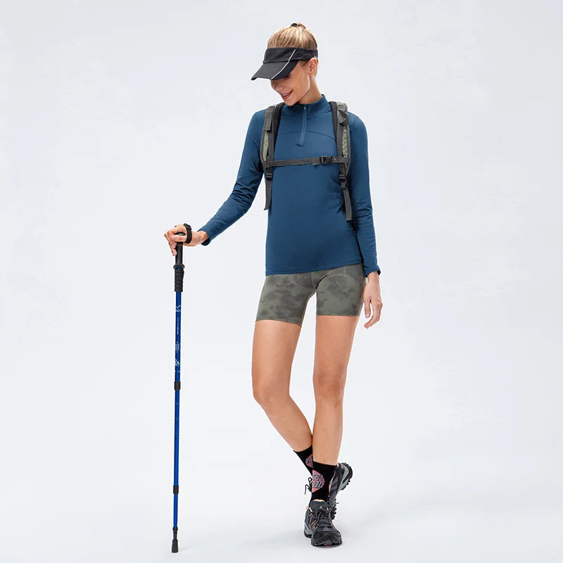 Women Long Sleeve Zipper Sports Jacket