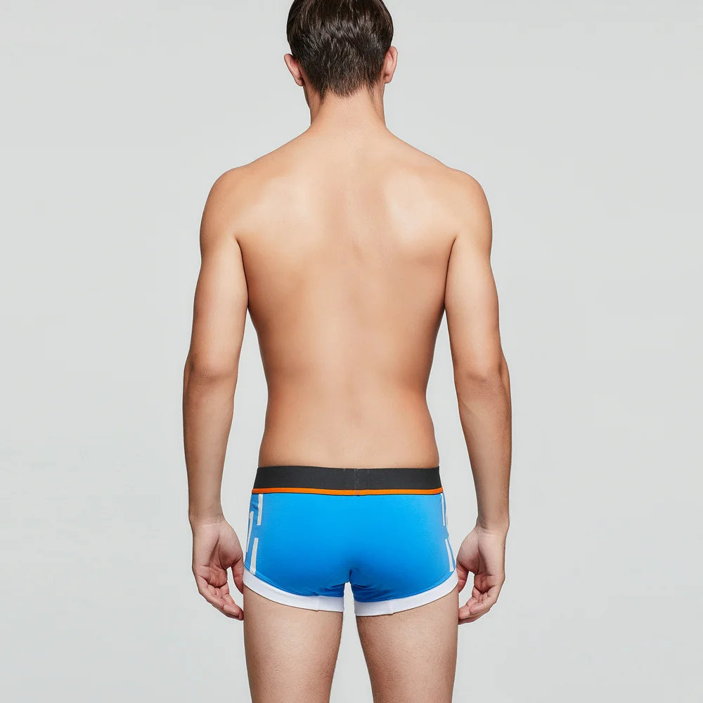 Low Rise Cotton Boxer Briefs for Men