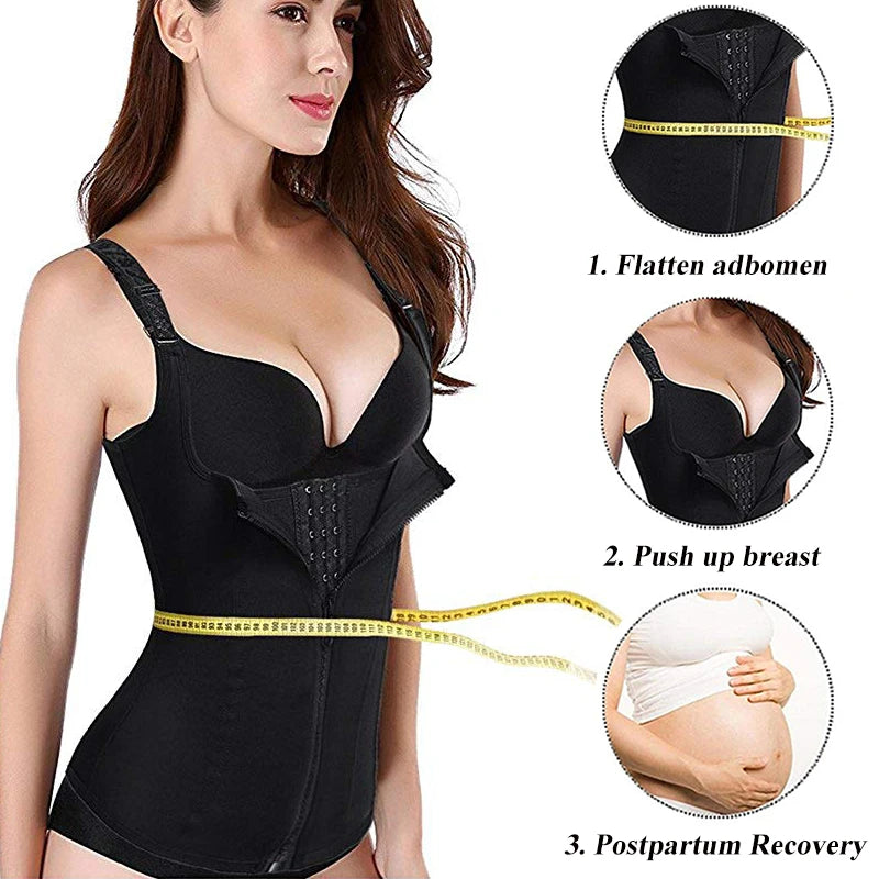 Waist Trainer Push Up Slimming Vest Shapewear for Women