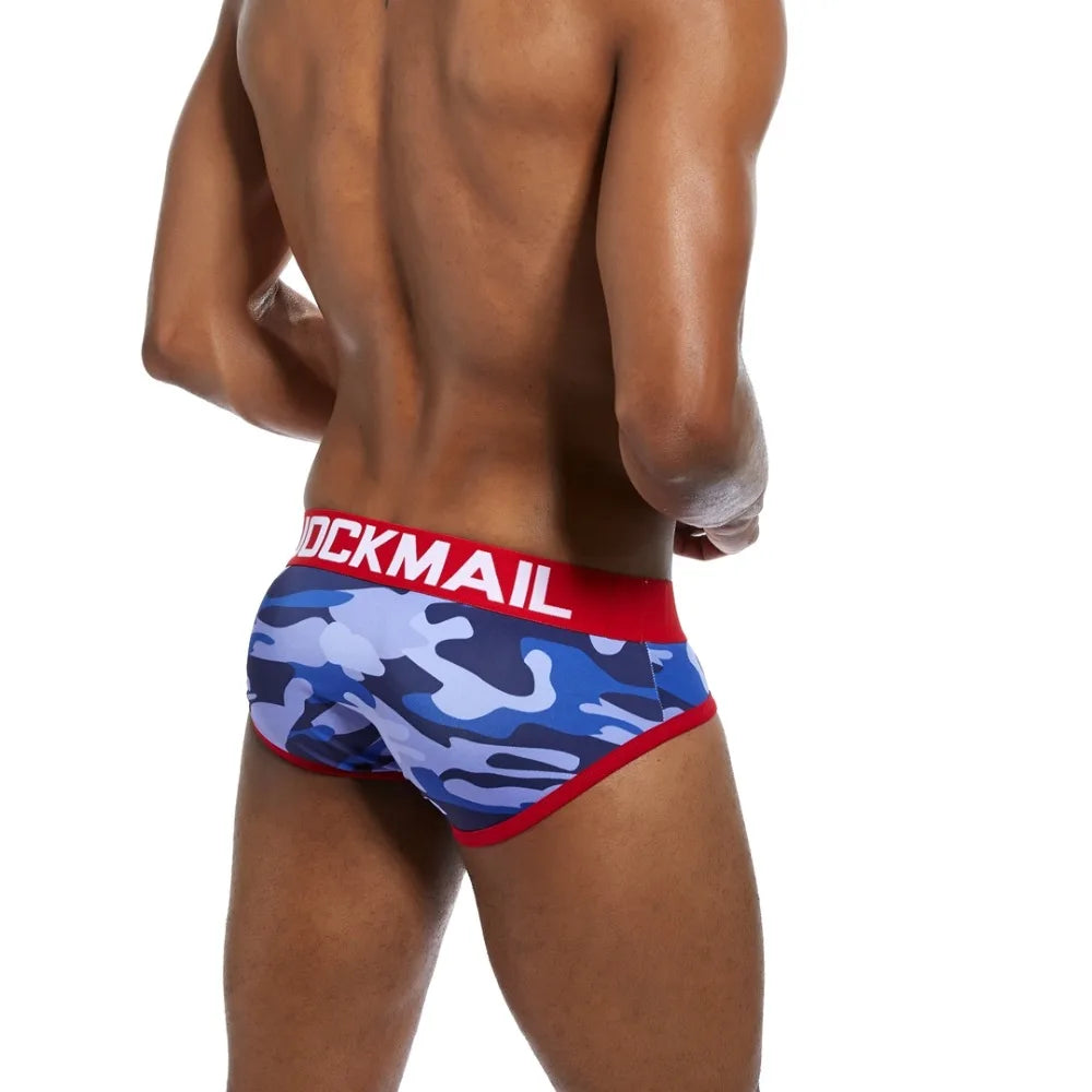 Camouflage Printed U Convex Briefs for Men