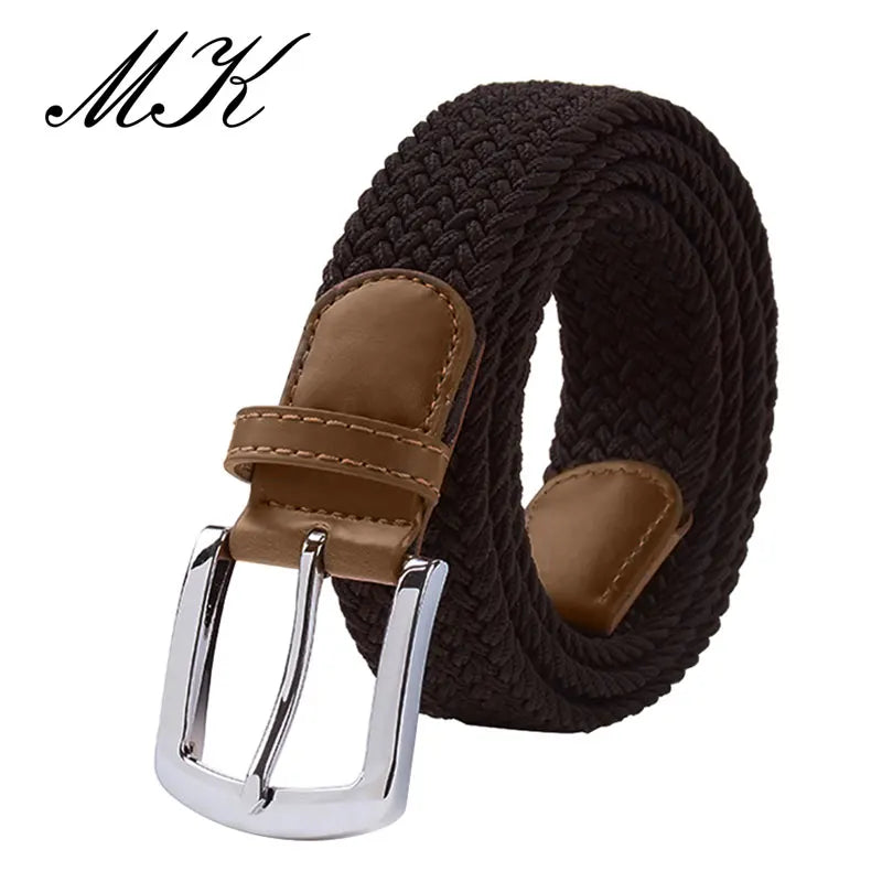 Men Elastic Military Tactical Belt