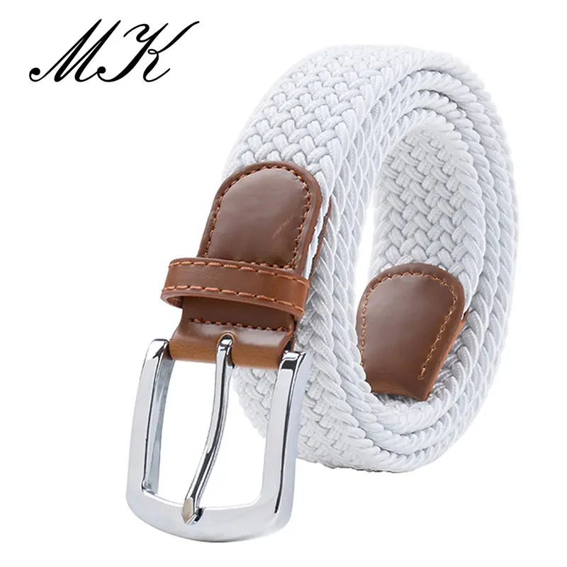Men Elastic Military Tactical Belt