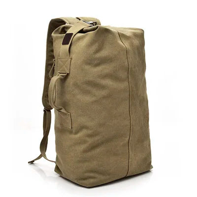 Large Capacity Canvas Travel Backpack for Men