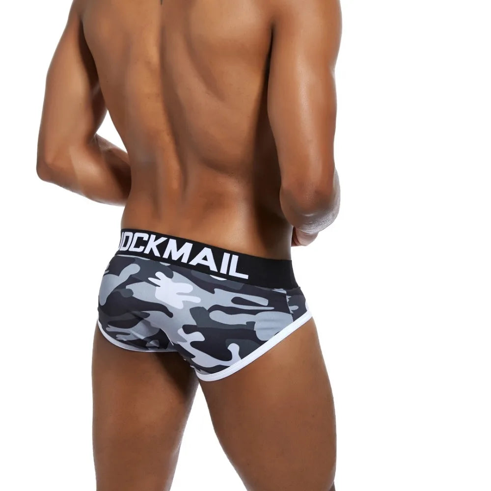 Camouflage Printed U Convex Briefs for Men