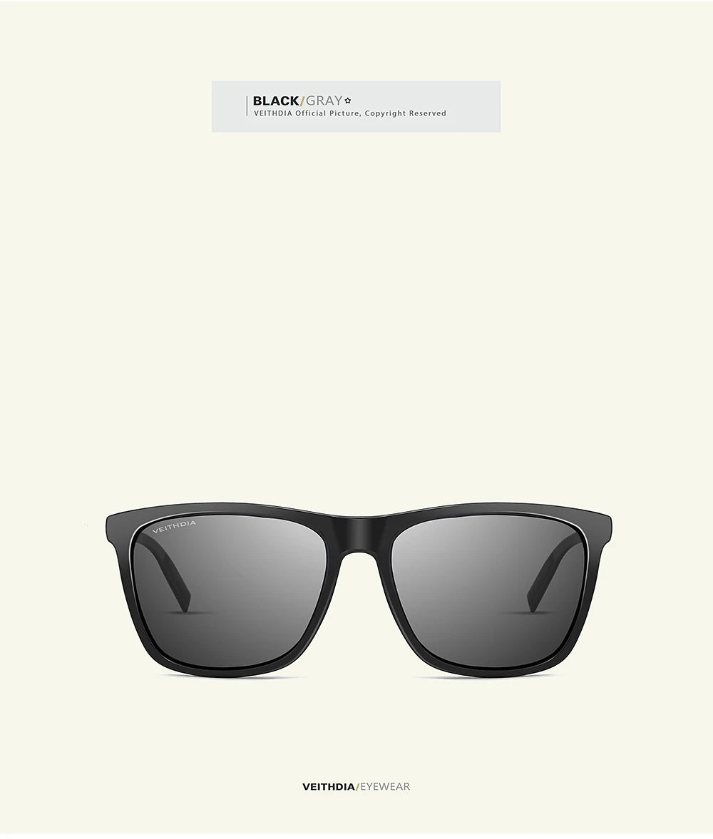 Men Retro Polarized Aluminum Fashion Sunglasses