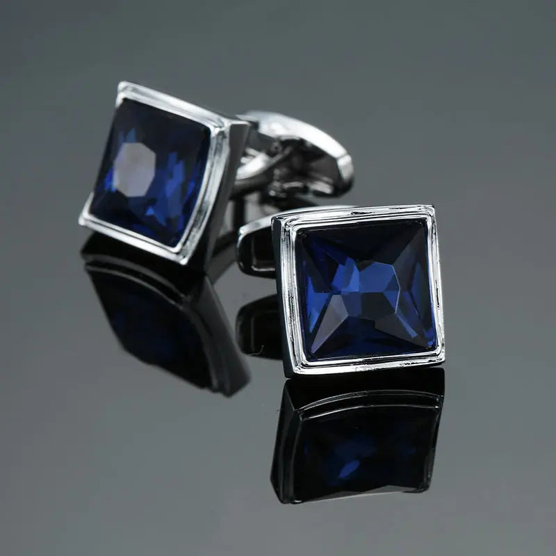 Men Luxury Crystal High Quality Cufflinks