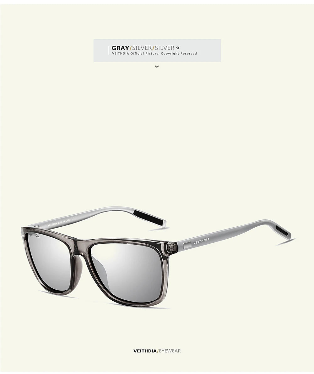 Men Retro Polarized Aluminum Fashion Sunglasses