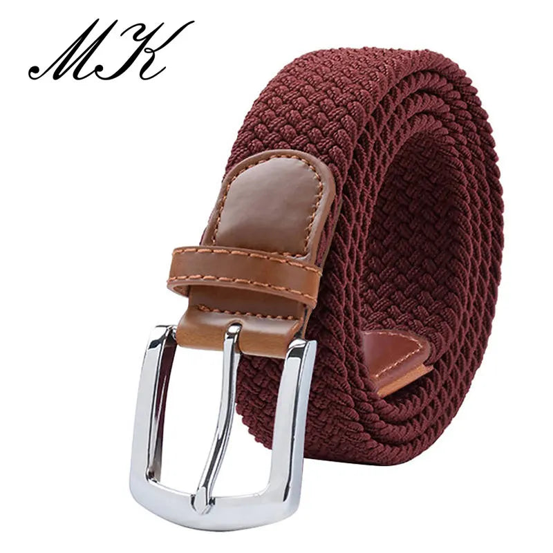 Men Elastic Military Tactical Belt