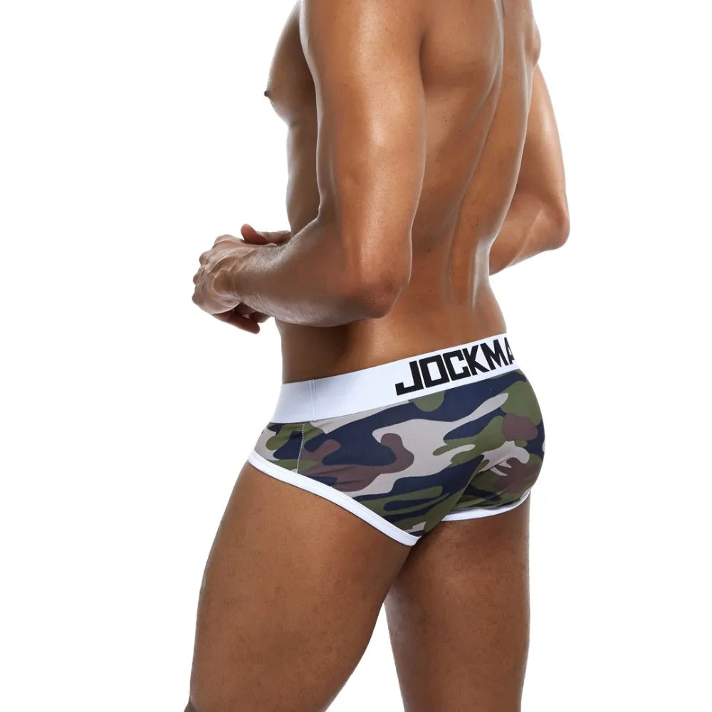 Camouflage Printed U Convex Briefs for Men