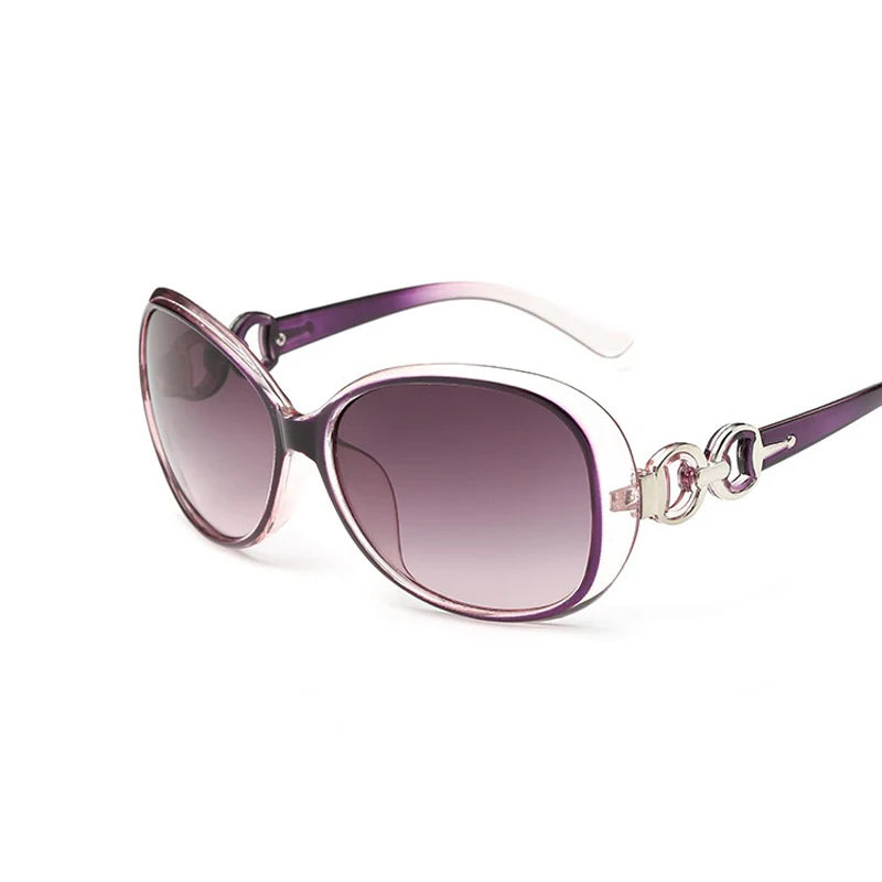 Women Vintage Round Metal Frame Designer Sunglasses UV400