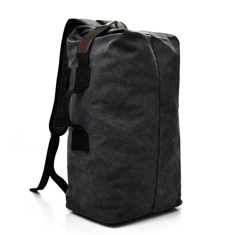 Large Capacity Canvas Travel Backpack for Men