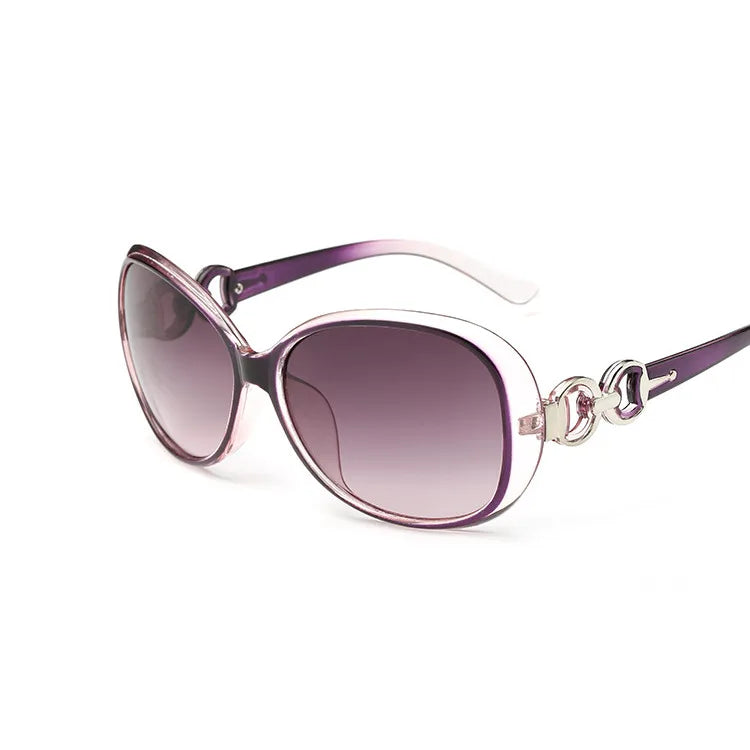Women Vintage Round Metal Frame Designer Sunglasses UV400
