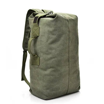 Large Capacity Canvas Travel Backpack for Men