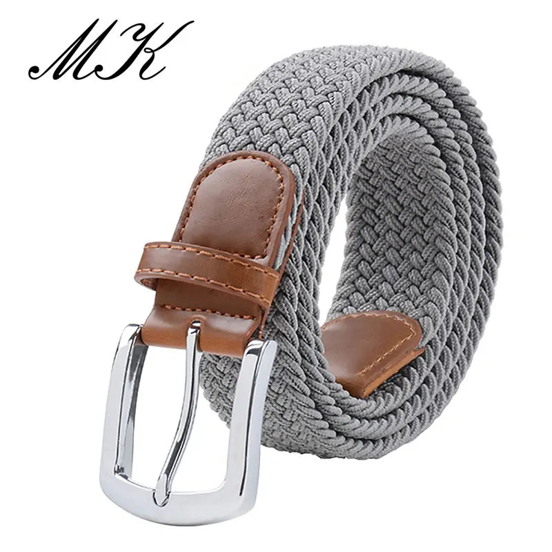 Men Elastic Military Tactical Belt