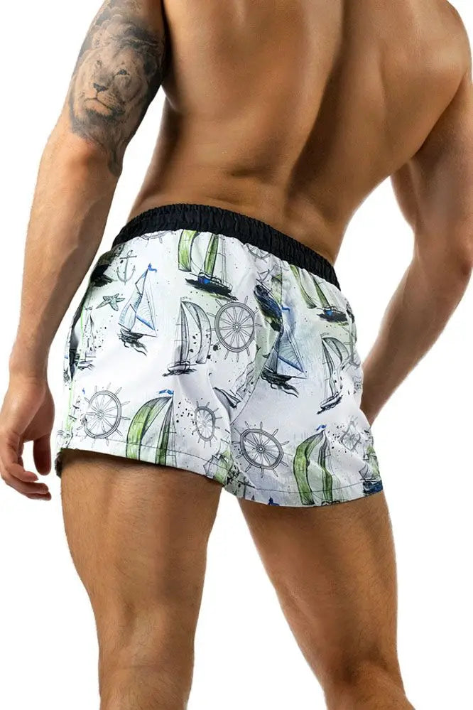 Men Quick Dry Running Trunk Shorts