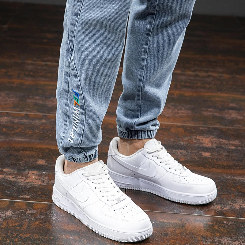 Men Baggy Cargo Denim Jogger Jeans