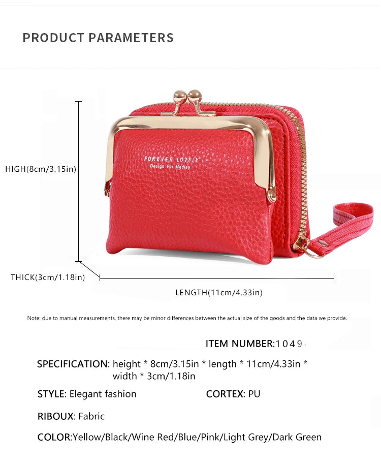 Large Capacity Wristlet Wallet Card Holder for Women